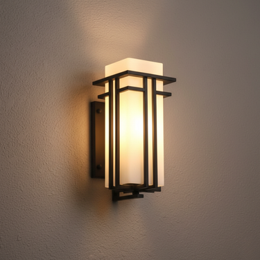 Velaro | IP65 Waterproof Outdoor Wall Lamp, Retro Industrial Iron Glass Sconce Outdoor Lighting