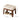 Modern Minimalist Low Stool - PU Leather Upholstery & Solid Wood Frame Stools