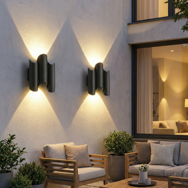 Waterproof LED Outdoor Wall Lantern | Industrial Aluminum Sconce for Outdoor Spaces Outdoor Lighting