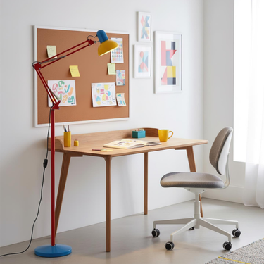 Flexo Memphis Floor Lamp | Modern Adjustable Metal Floor Lamp for Living Room