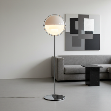 Modern Gold Floor Lamp – Sculptural Metallic Floor Light for Contemporary Interiors Floor Lamps