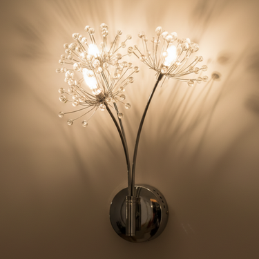 Luxury Dandelion Crystal Wall Light Sconce – Modern Decorative Wall Lamp for Elegant Home Interior Wall Lights