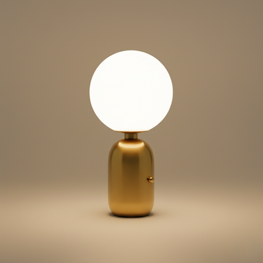 OpalSphere | Elegant Minimalist Opal Glass Table Lamp for Bedroom & Living Room Lamps