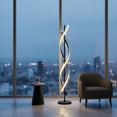 Astra Helix Lamp | Modern Sleek Floor Lamp for Living Room Decor Floor Lamps