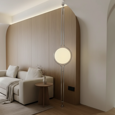 Orbis Linea | Elegant Modern Chrome Floor Lamp for Living Room Decor Floor Lamps