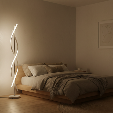 Astra Helix Lamp | Modern Sleek Floor Lamp for Living Room Decor Floor Lamps