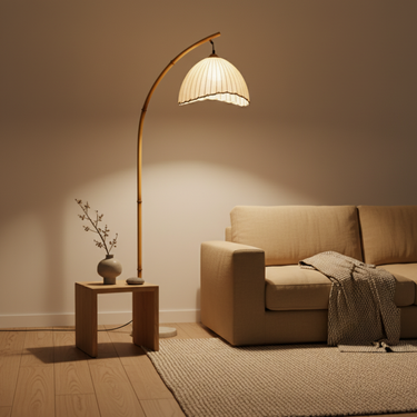 Takumi | Elegant Natural Bamboo Floor Lamp for Living Room Decor Floor Lamps