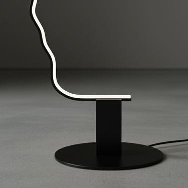 Silhouette No. 1 - Unique Human Face Design for Living Room & Bedroom Floor Lamps