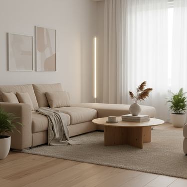 Modern LED Standing Floor Lamp - Adjustable Brightness for Living Room or Bedroom Floor Lamp