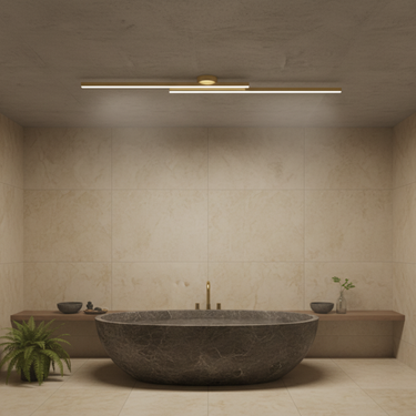 Axis | Modern Sleek Minimalist Linear Ceiling Light Fixture Ceiling Lights