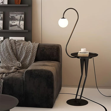 Sento Modern Floor Lamp with Opal Acrylic Sphere for Living Room Floor Lamps